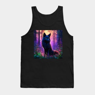 Magical Fox With Green Eyes Tank Top